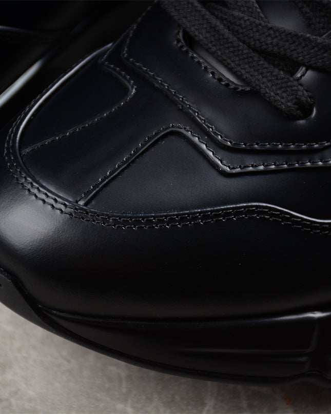 Gucci Rhyton Black Leather Sneaker