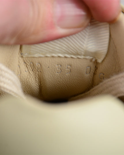 Gucci Rhyton Cream Sneaker with Blue Bunny Print