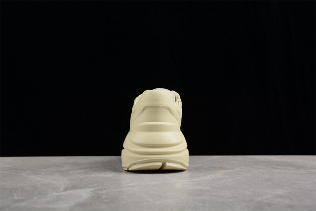 Gucci Rhyton Cream Sneaker with Navy "LOVED" Print