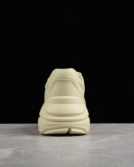 Gucci Rhyton Cream Sneaker with Pink Bunny and Heart Print