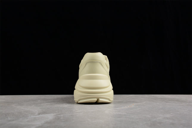 Gucci Rhyton Cream Sneaker with Pink Bunny and Heart Print