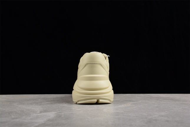 Gucci Rhyton Cream Sneaker with Pink "LOVED" Print
