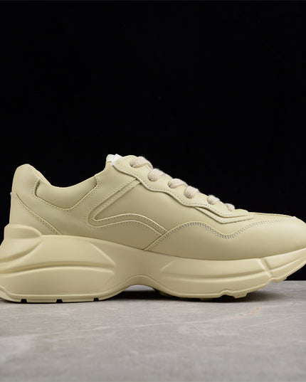 Gucci Rhyton Cream Sneaker with Pink "LOVED" Print