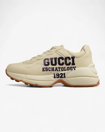 Gucci Rhyton Leather Sneaker – Cream White