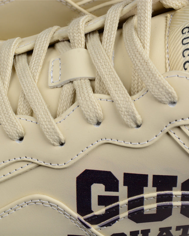 Gucci Rhyton Leather Sneaker – Cream White