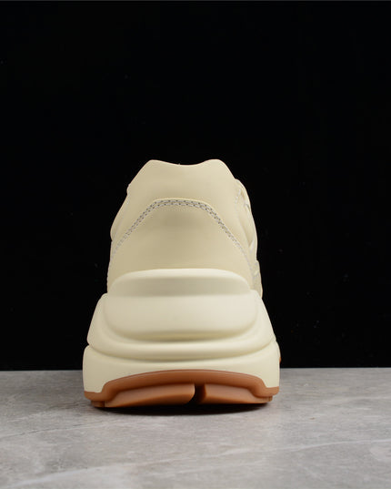 Gucci Rhyton Leather Sneaker – Cream White