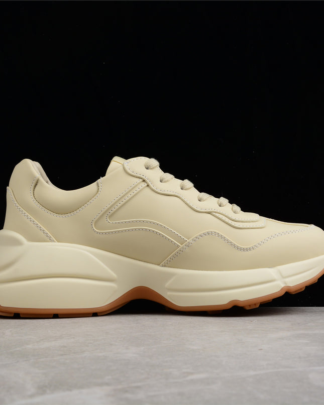 Gucci Rhyton Leather Sneaker – Cream White