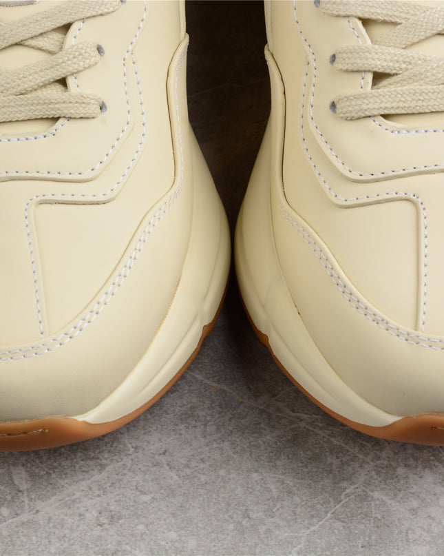 Gucci Rhyton Leather Sneaker – Cream White