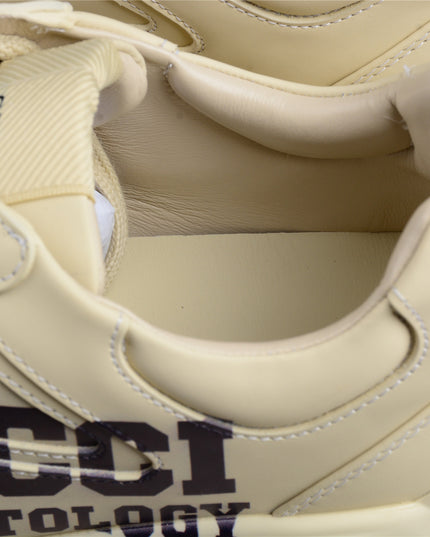 Gucci Rhyton Leather Sneaker – Cream White