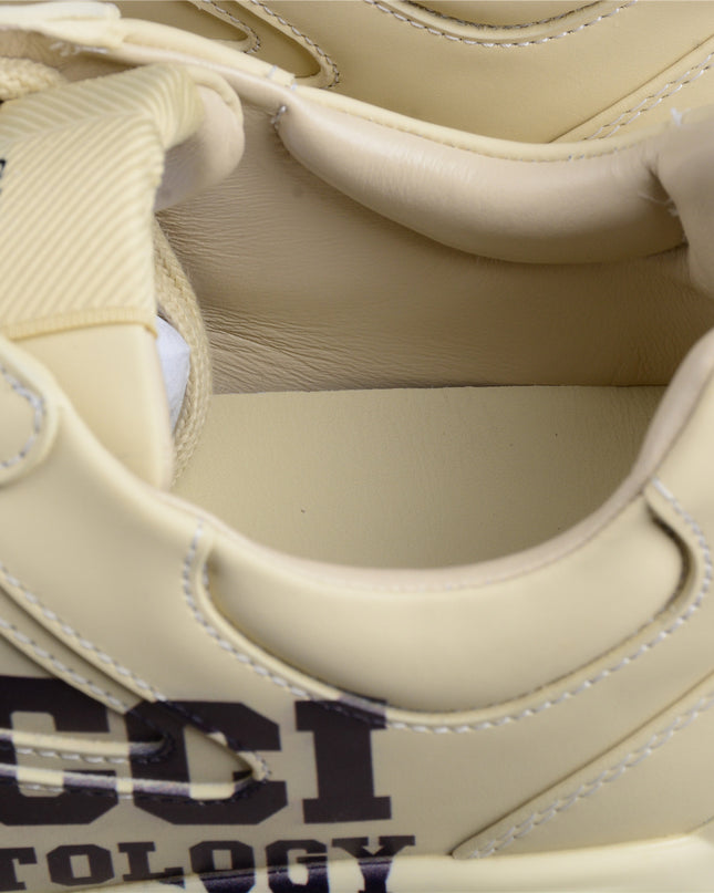 Gucci Rhyton Leather Sneaker – Cream White