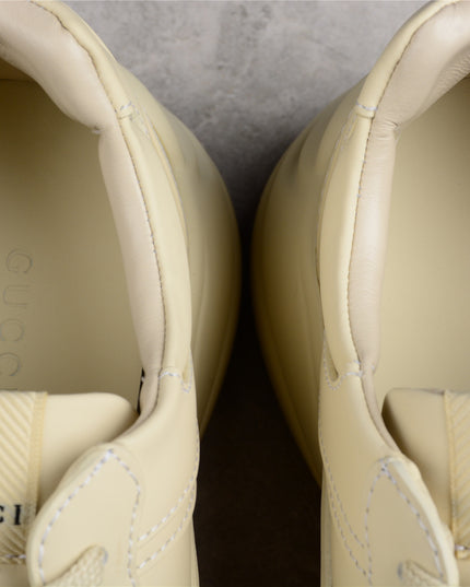 Gucci Rhyton Leather Sneaker – Cream White