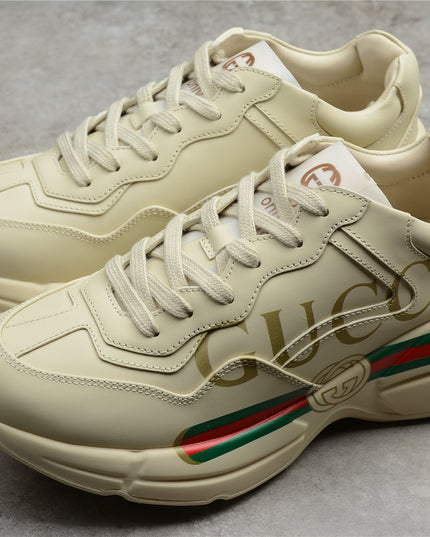 Gucci Rhyton Logo Web Sneaker