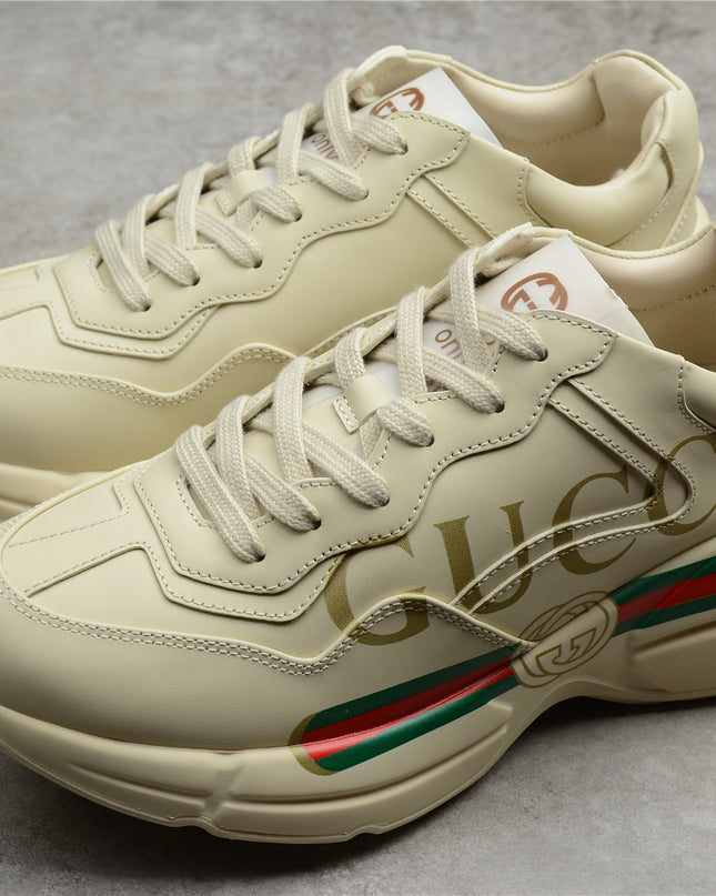 Gucci Rhyton Logo Web Sneaker