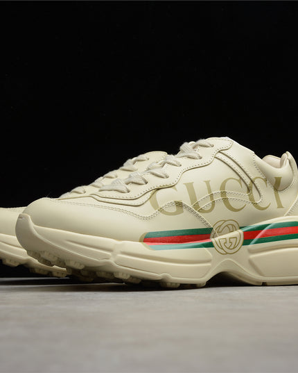Gucci Rhyton Logo Web Sneaker