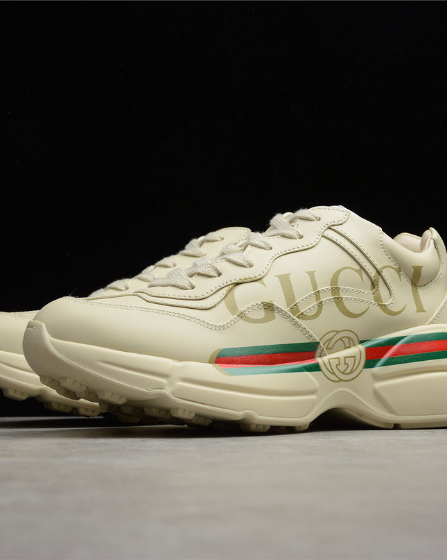 Gucci Rhyton Logo Web Sneaker