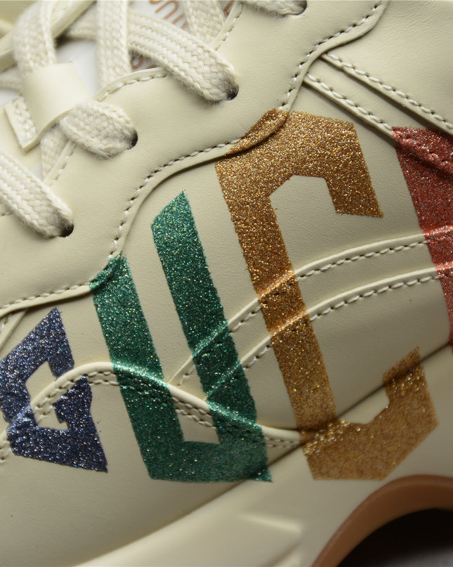 Gucci Rhyton Multicolor Glitter Logo Sneaker