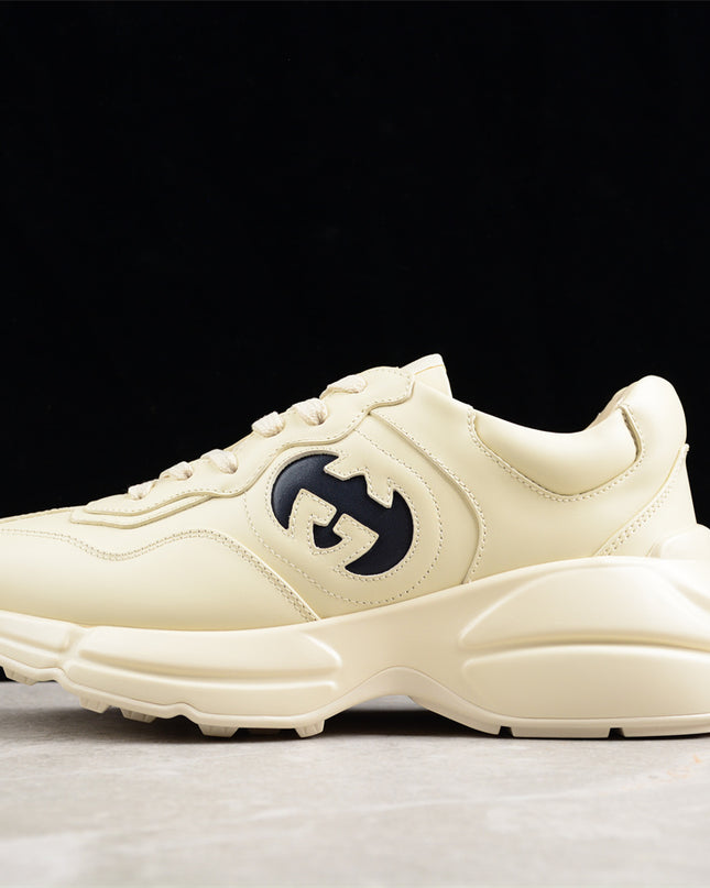 Gucci Rhyton Premium Original Cowhide Chunky Sneakers