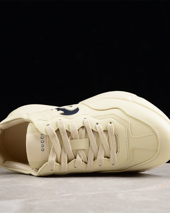 Gucci Rhyton Premium Original Cowhide Chunky Sneakers