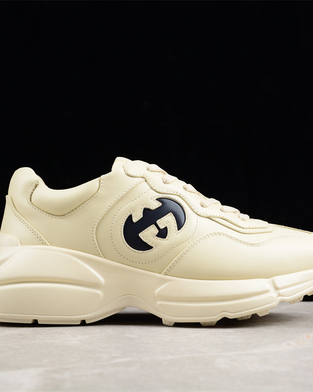 Gucci Rhyton Premium Original Cowhide Chunky Sneakers