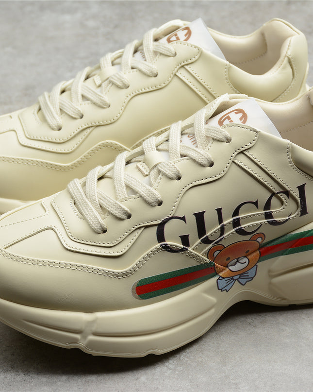 Gucci Rhyton Sneaker – Teddy Bear Motif