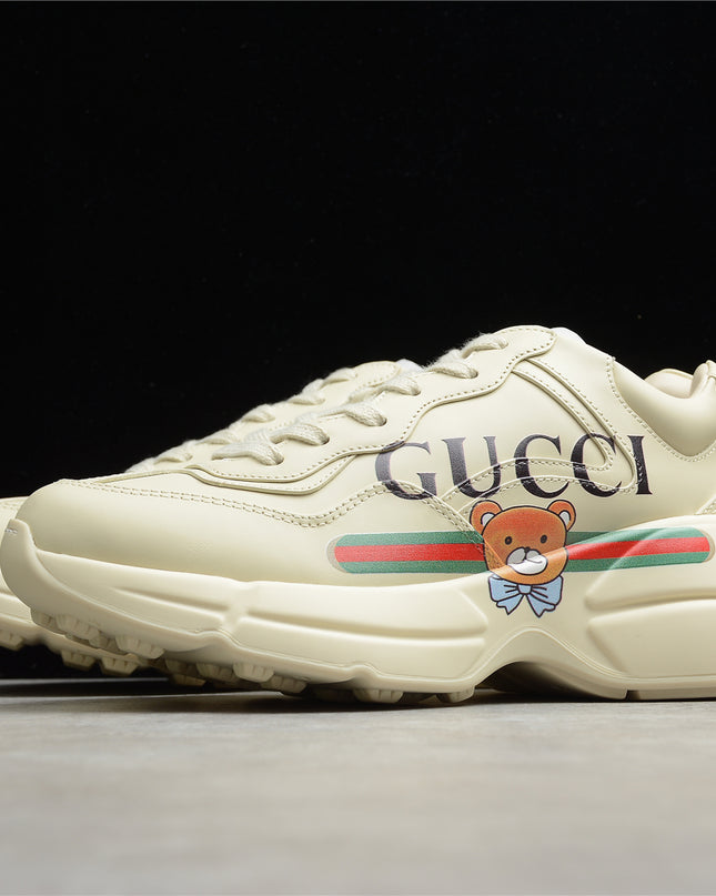 Gucci Rhyton Sneaker – Teddy Bear Motif