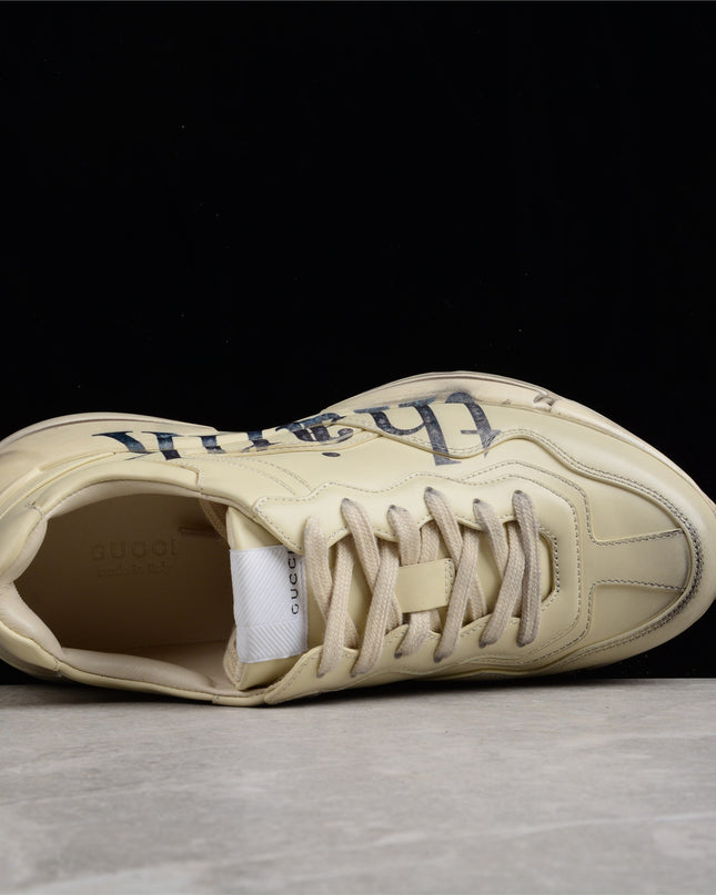 Gucci Rhyton Sneaker “Thank You” Print
