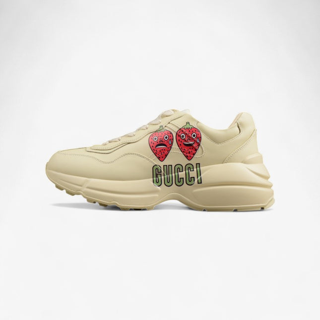 Gucci Rhyton Strawberry Face Sneakers