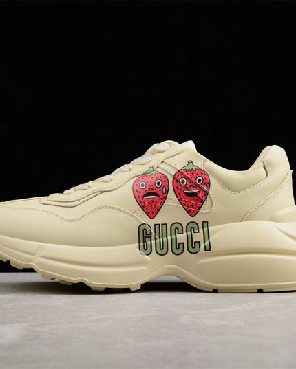 Gucci Rhyton Strawberry Face Sneakers