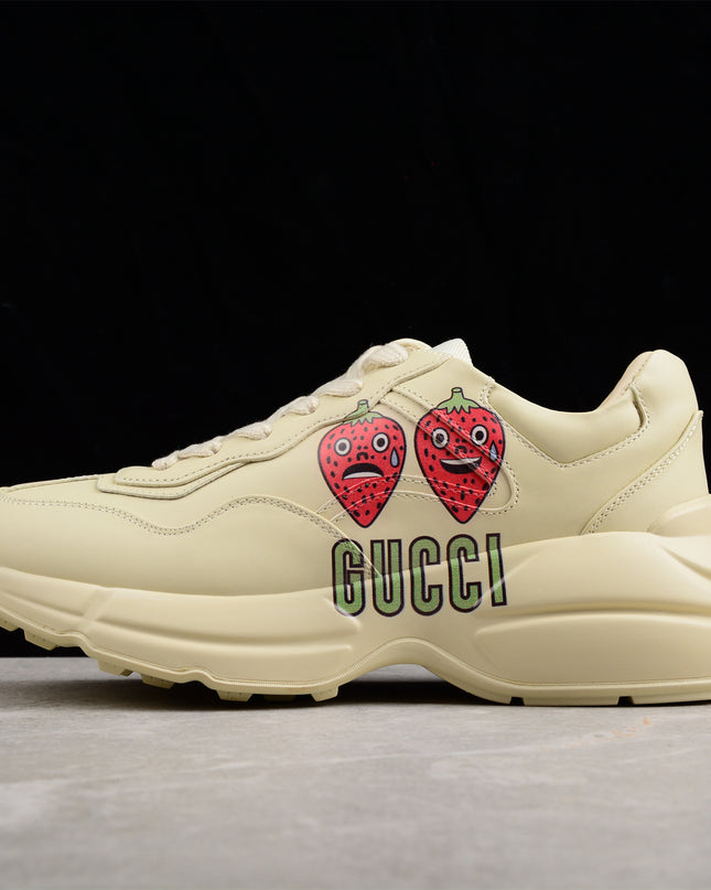 Gucci Rhyton Strawberry Face Sneakers
