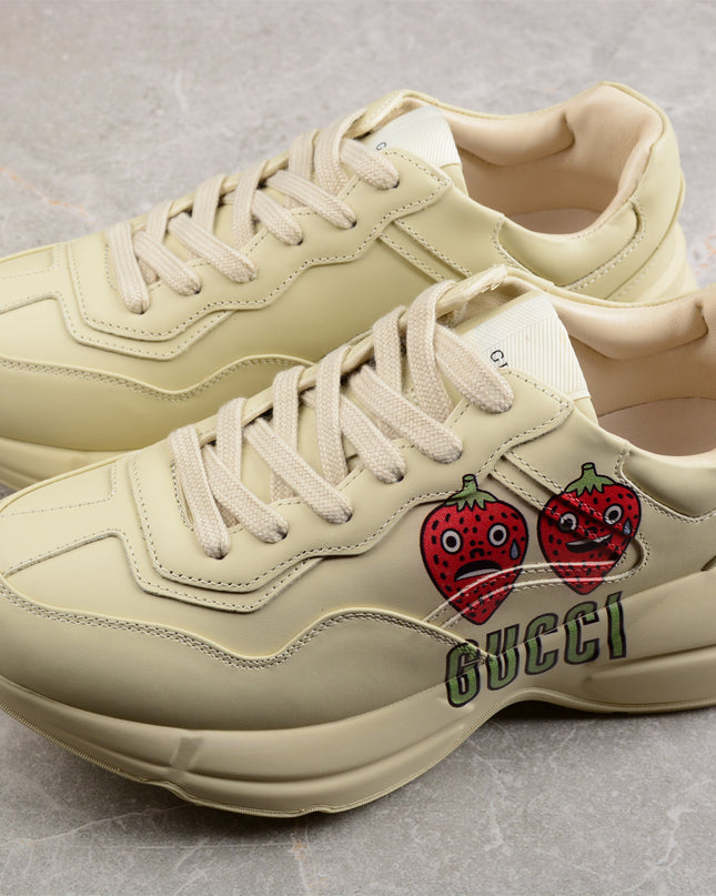 Gucci Rhyton Strawberry Face Sneakers