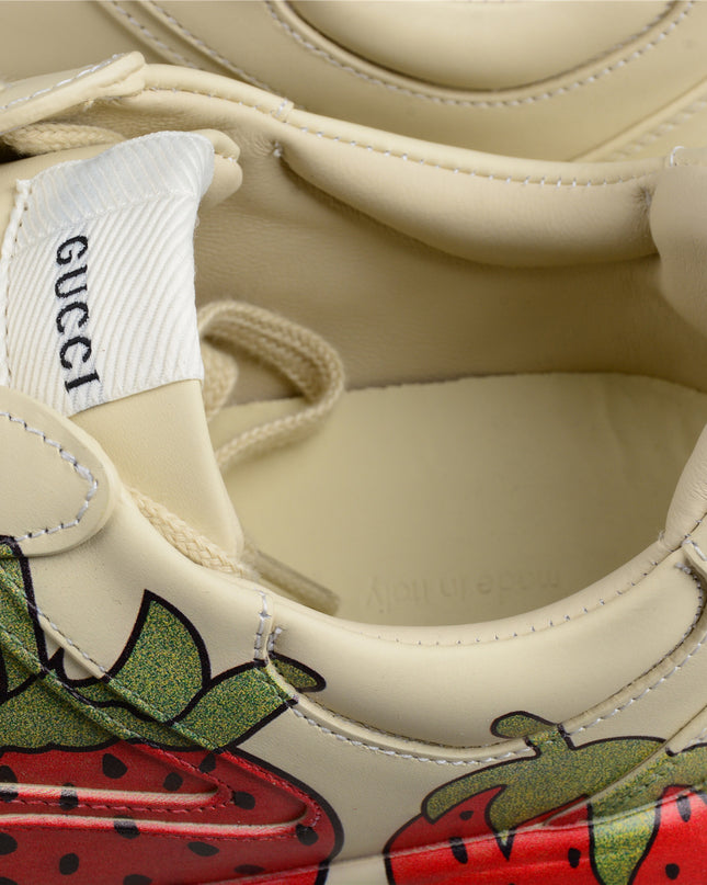 Gucci Rhyton Strawberry Print Sneakers