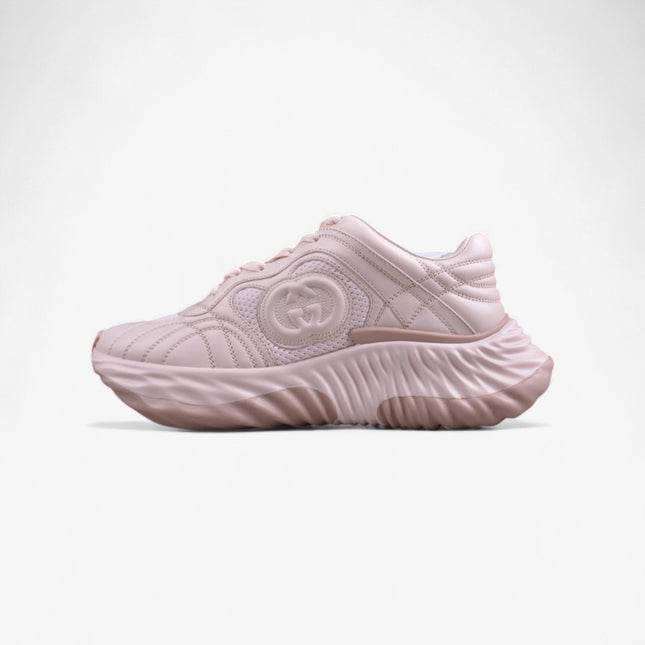 Gucci Ripple Sneakers with Logo & Triple-Color Wave Sole