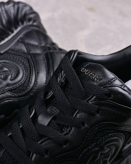 Gucci Ripple Triple-Color Leather Sneakers with 3D Logo