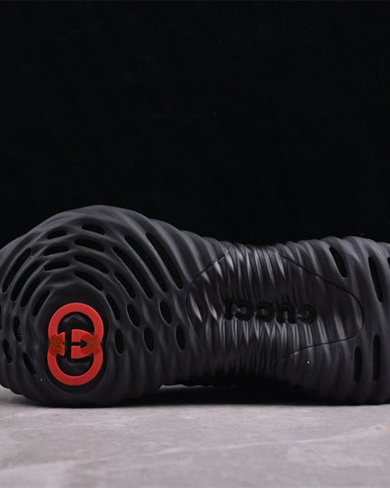 Gucci Ripple Triple-Color Leather Sneakers with 3D Logo