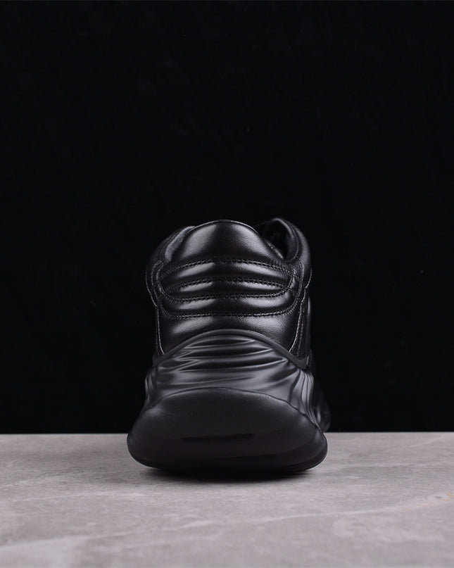 Gucci Ripple Triple-Color Leather Sneakers with 3D Logo