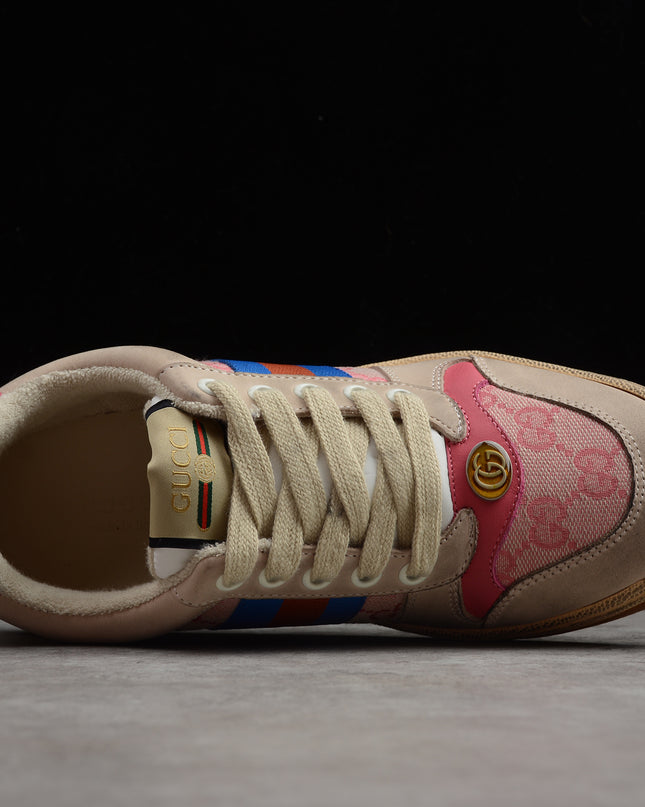 Gucci Screener GG Canvas Sneaker – Pink/Blue