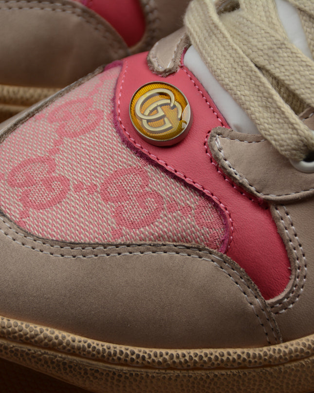 Gucci Screener GG Canvas Sneaker – Pink/Blue