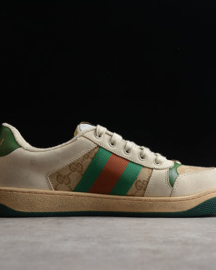 Gucci Screener GG Suede Sneaker – Classic Beige