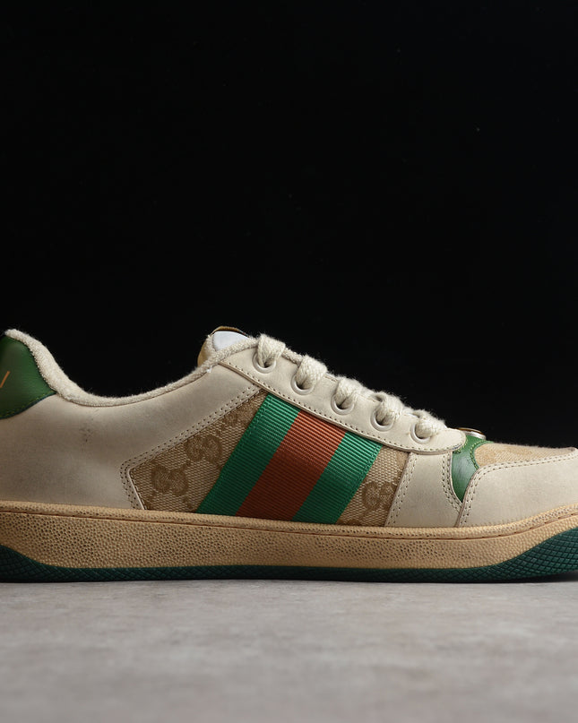 Gucci Screener GG Suede Sneaker – Classic Beige