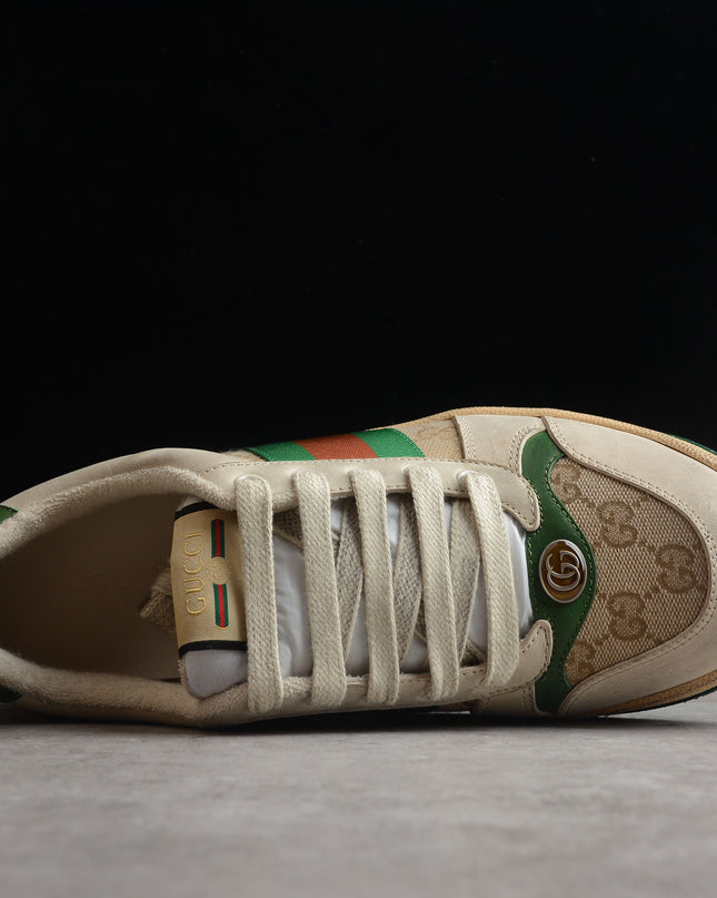 Gucci Screener GG Suede Sneaker – Classic Beige