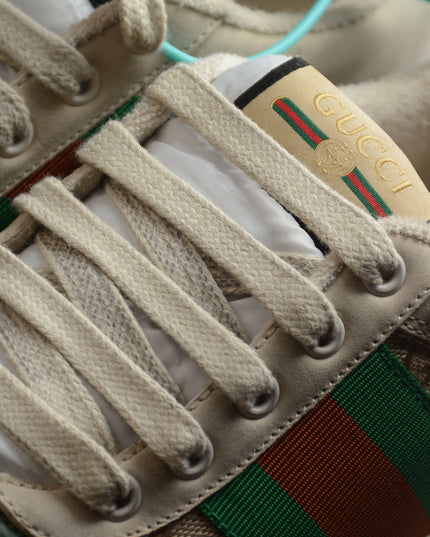 Gucci Screener GG Suede Sneaker – Classic Beige