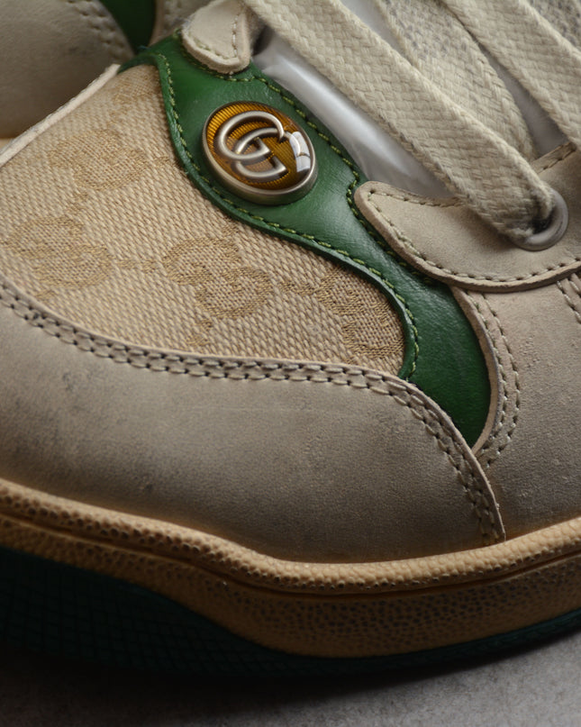 Gucci Screener GG Suede Sneaker – Classic Beige