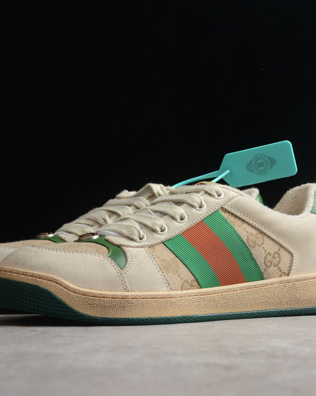 Gucci Screener GG Suede Sneaker – Classic Beige
