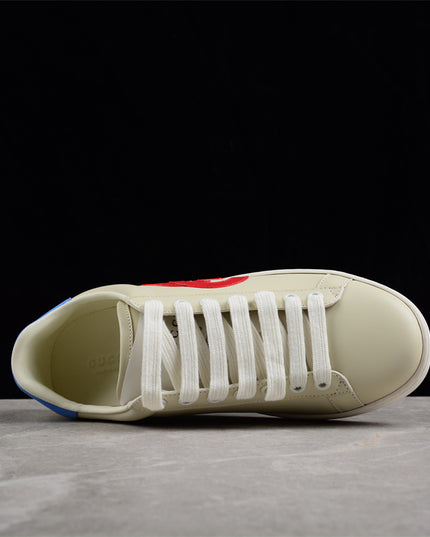 Gucci Screener Leather Sneaker – Red GG Logo