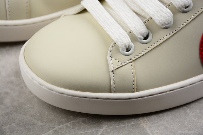 Gucci Screener Leather Sneaker – Red GG Logo