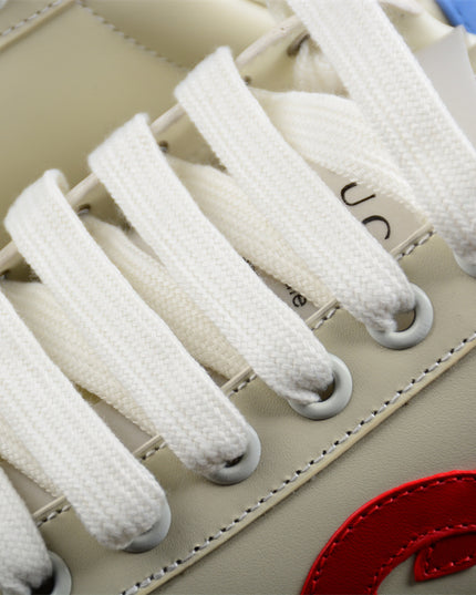 Gucci Screener Leather Sneaker – Red GG Logo