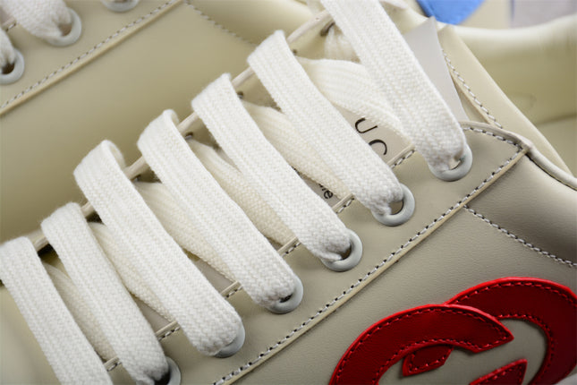 Gucci Screener Leather Sneaker – Red GG Logo