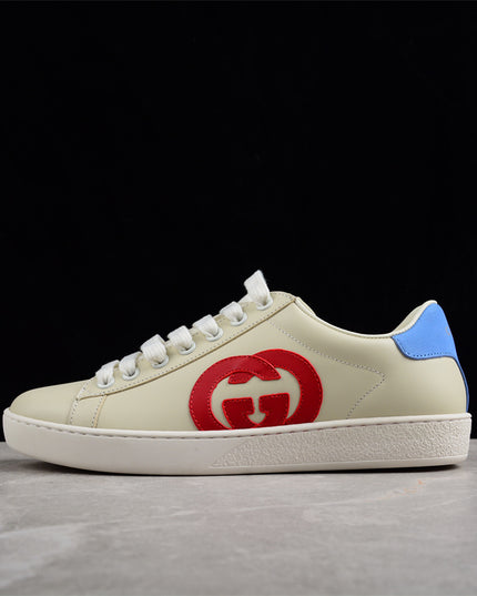 Gucci Screener Leather Sneaker – Red GG Logo