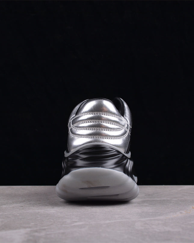 Gucci Screener Metallic Silver Sneaker