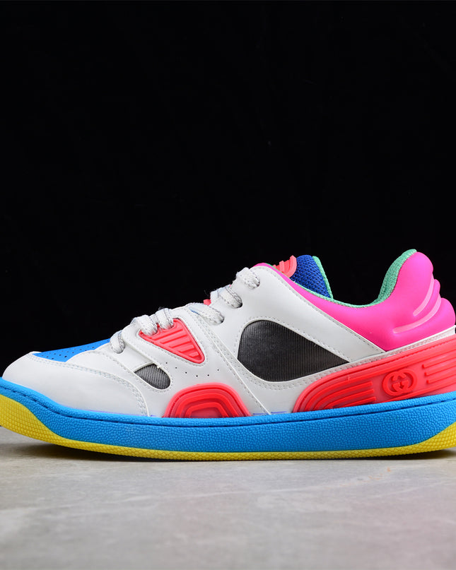 Gucci Screener Neon Pink & Blue Multicolor Sneaker
